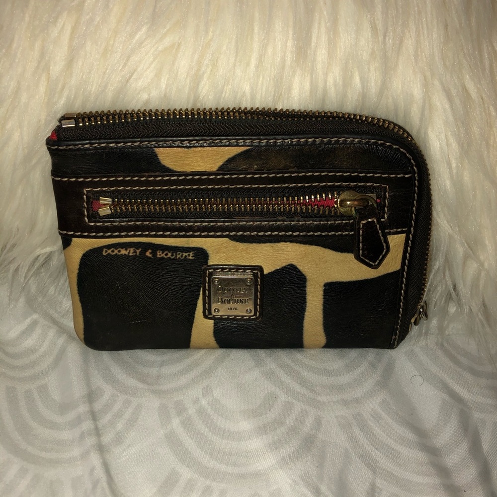 Dooney & Bourke Animal Print Leather Wallet